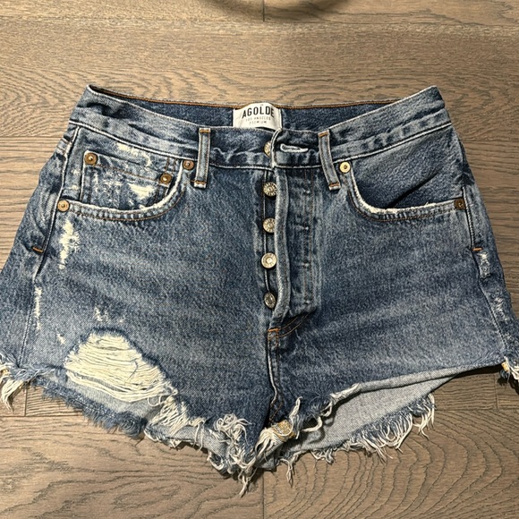 Agolde Denim Shorts - Picture 1 of 4